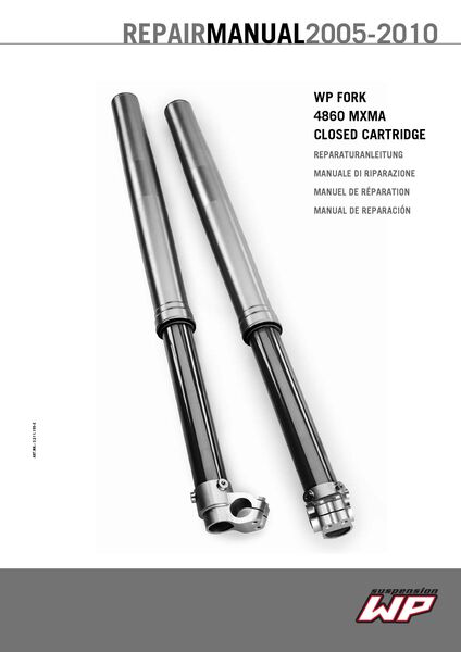     :2005-2012 KTM WP 4860 CC Fork Repair Manual.pdf — Enduro.team